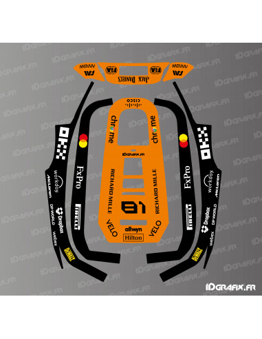 Sticker Mc Laren F1 Edition Piastri - ECOVACS Goat A1600 RTK mowing robot - Idgrafix