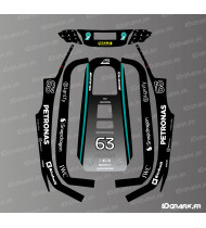 Mercedes F1 Edition Russell Aufkleber - ECOVACS Goat A1600 RTK Mähroboter