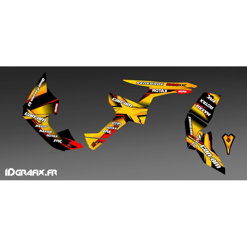 Kit-deco-100 % Persönlich für Can Am Renegade - Frau BOCHE -idgrafix