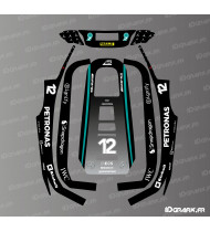 Adesivo Antonelli Mercedes F1 Edition - Robot tagliaerba ECOVACS Goat A1600 RTK - Idgrafix