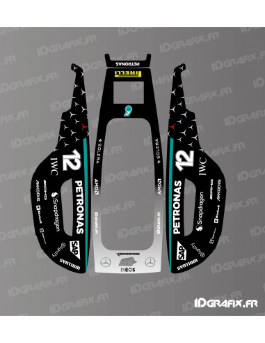 Mercedes F1 Edition Antonelli Sticker - Mammotion YUKA Mini Lawnmower Robot - Idgrafix