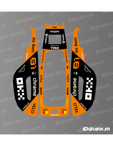Pegatina MC Laren F1 Edition Piastri - Mammotion YUKA Mini robot cortacésped - Idgrafix
