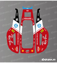 Pegatina Leclerc Edición Scuderia F1 - Minicortacésped robot Mammotion YUKA - Idgrafix