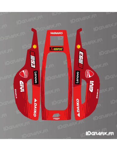 Ducati Moto GP Edition Marquez Aufkleber - Mammotion YUKA Mini Rasenmäher Roboter - Idgrafix