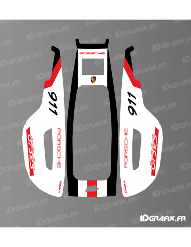 Sticker 911 GT3 Edition - Mammotion YUKA Mini lawnmower robot - Idgrafix