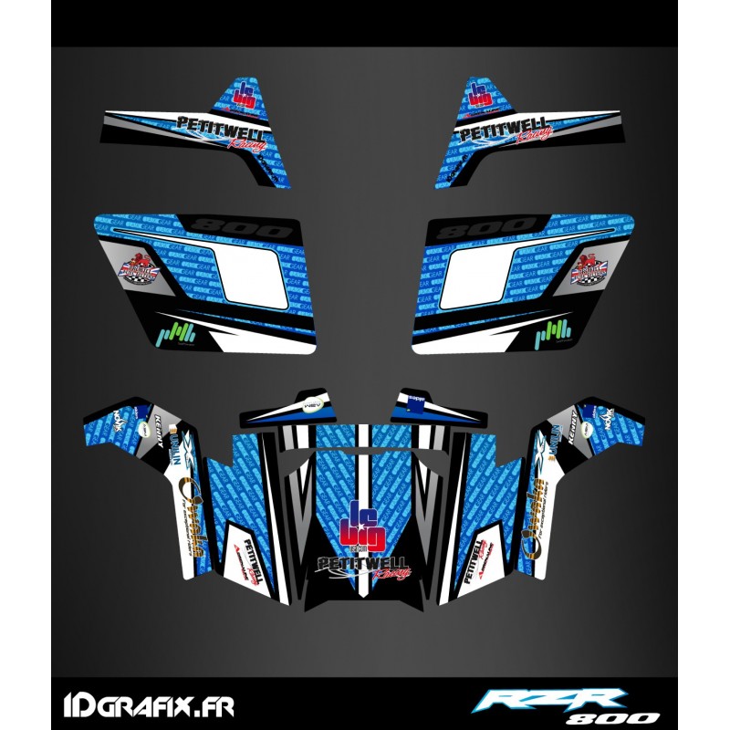 Kit dekor RZR 800 + Türen - IDgrafix - Herr MAHUL -idgrafix