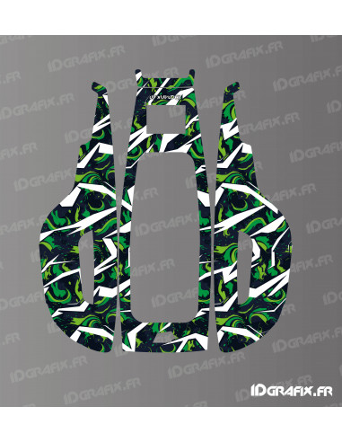 Pegatina Edición Wave (Verde) - Minicortacésped Mammotion YUKA - Idgrafix