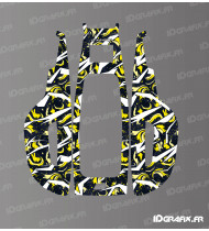 Adesivo Wave Edition (giallo) - Robot tagliaerba Mammotion YUKA Mini - Idgrafix