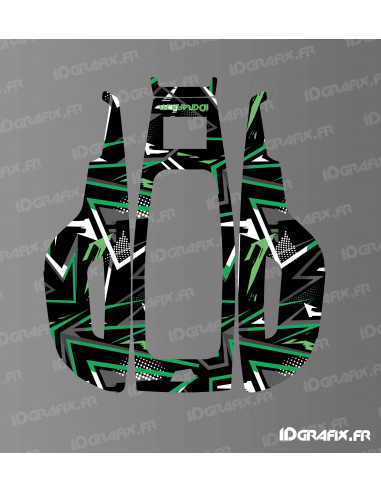 Adesivo Dyna Edition (verde) - Robot tagliaerba Mammotion YUKA Mini - Idgrafix