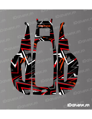 Adesivo Dyna Edition (rosso) - Robot tosaerba Mammotion YUKA Mini - Idgrafix