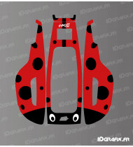 Aufkleber „Ladybug Edition“ – Mammotion YUKA Mini-Rasenmäherroboter – Idgrafix