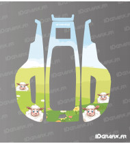 Prairie Edition Sticker - Mammotion YUKA Mini Lawnmower Robot - Idgrafix