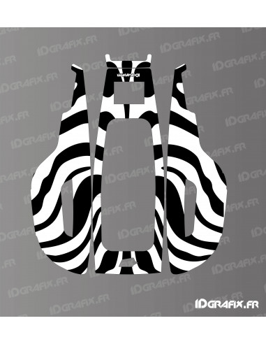 Zebra Edition Sticker - Mammotion YUKA Mini Lawnmower Robot - Idgrafix