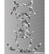 Sticker Digital Camo Edition - Robot de tonte Segway Navimow i105E - i108E -  Idgrafix