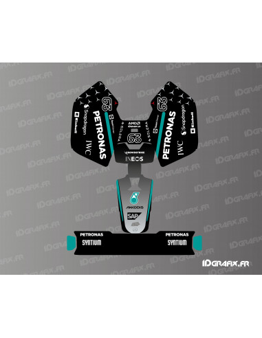 Adhesiu Russell Mercedes F1 Edition - Tallagespa robòtica Mammotion LUBA Mini - Idgrafix