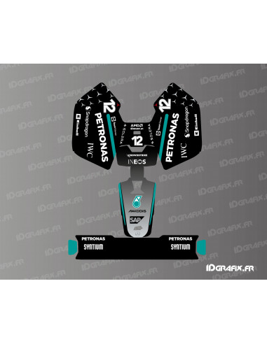 Adhesiu Mercedes F1 Antonelli Edition - Tallagespa robòtica Mammotion LUBA Mini - Idgrafix