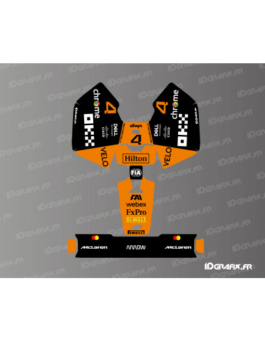 McLaren F1 Norris Edition Sticker - Mammotion LUBA Mini Robotic Lawnmower - Idgrafix