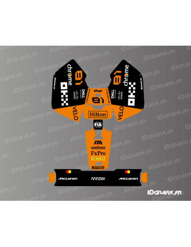 Sticker MC Laren F1 Edition Piastri - Mammotion LUBA Mini mowing robot - Idgrafix