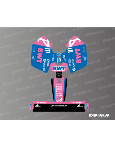 Alpine F1 Edition Sticker - Mammotion LUBA Mini Robotic Lawnmower - Idgrafix