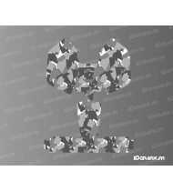 Camo Digital Edition Aufkleber – Mammotion LUBA Mini-Mähroboter – Idgrafix