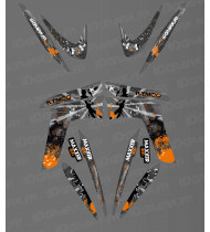 Kit décoration Survivor (Orange) - IDgrafix - Kymco 400/450 Maxxer -  Idgrafix