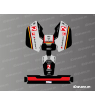 Audi Edition Sticker - Mammotion LUBA Mini Lawnmower Robot - Idgrafix