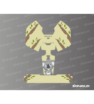 Koala Edition Sticker - Mammotion LUBA Mini Lawnmower Robot - Idgrafix