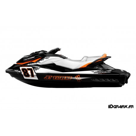 Kit décoration Monster Medium (Orange) pour Seadoo GTI