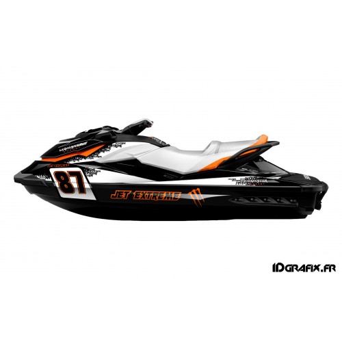 Kit décoration Monster Medium (Orange) pour Seadoo GTI-idgrafix