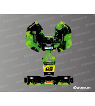 Sticker Monster Edition (Green) - Mammotion LUBA Mini Lawnmower Robot - Idgrafix