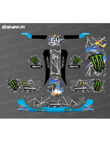 Ken Block Edition decoration kit for CRG Karting - SODI - KG 508 - Idgrafix