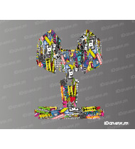 Edizione Sticker Bomb - Mini robot tagliaerba Mammotion LUBA - Idgrafix