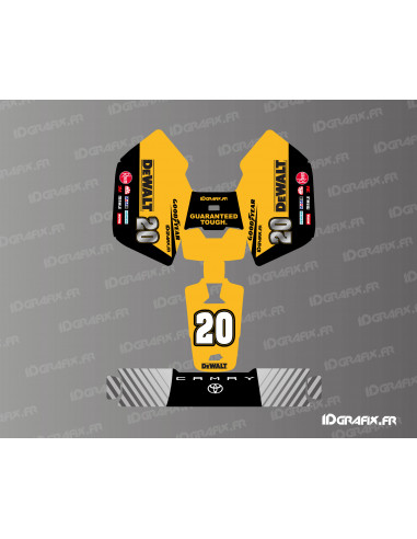 Nascar Dewalt Edition Sticker - Mammotion LUBA Mini Lawnmower Robot - Idgrafix
