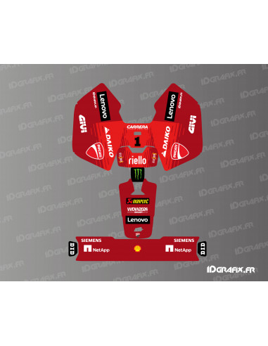 Adesivo Ducati Moto GP Edition Bagnaia - Mammotion LUBA Mini robot tagliaerba - Idgrafix