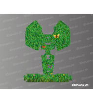 Edición de pegatinas para césped - Cortacésped robótico Mammotion LUBA Mini - Idgrafix