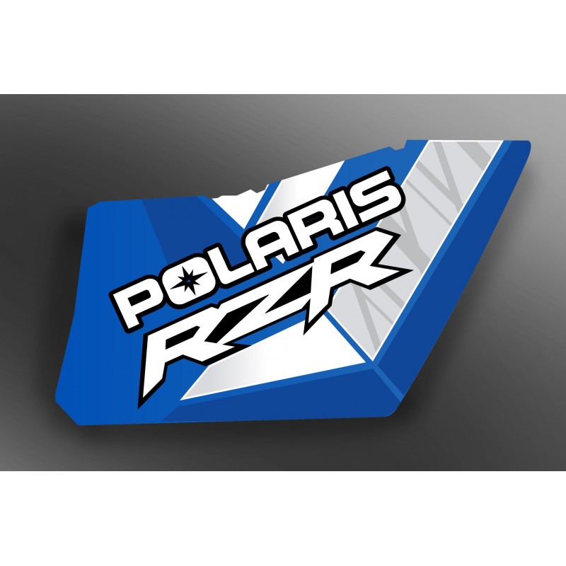 Kit dekor Türen Original Polaris Blue - IDgrafix - RZR  -idgrafix