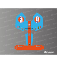 Adesivo Gulf Edition - Robot tosaerba Mammotion LUBA Mini - Idgrafix