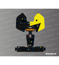 Pegatina de la edición Pac-Man - Minicortacésped robot Mammotion LUBA - Idgrafix