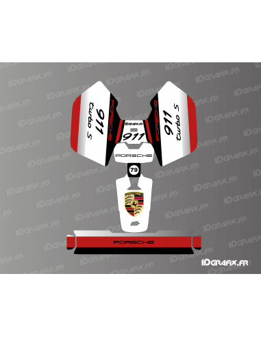 911 Turbo S Edition Sticker - Mammotion LUBA Mini Robotic Lawnmower - Idgrafix