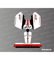 Aufkleber 911 GT3 RS Edition - Mammotion LUBA Mini Rasenmäher Roboter - Idgrafix