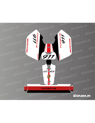 Pegatina del 911 GT3 RS Edition - Minicortacésped robótico Mammotion LUBA - Idgrafix