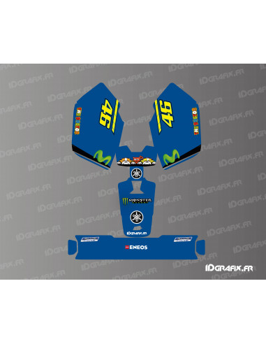 Rossi Moto GP Edition Sticker - Mammotion LUBA Mini Lawnmower Robot - Idgrafix