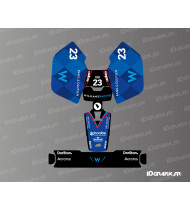 Adesivo Williams F1 Edition - Mini robot tagliaerba Mammotion LUBA - Idgrafix