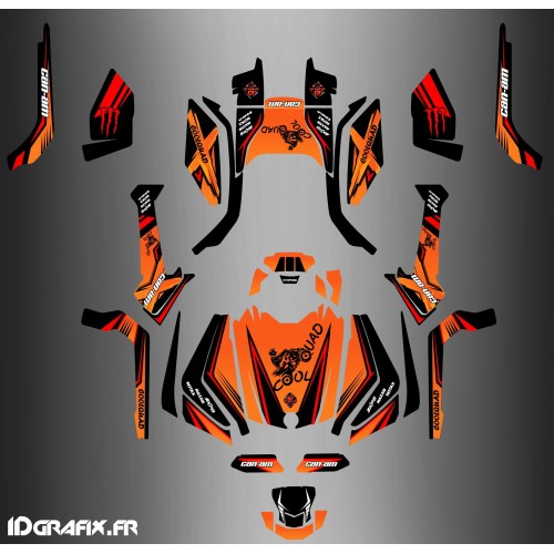 Kit-deco-Eigene Full-Can-Am Outlander G2 - CoolQuad