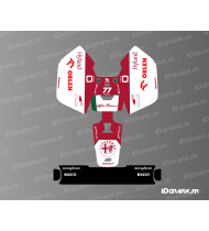 Pegatina Alfa Romeo Edition - Robot cortacésped Mammotion LUBA Mini - Idgrafix