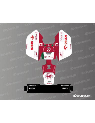 Pegatina Alfa Romeo Edition - Robot cortacésped Mammotion LUBA Mini - Idgrafix