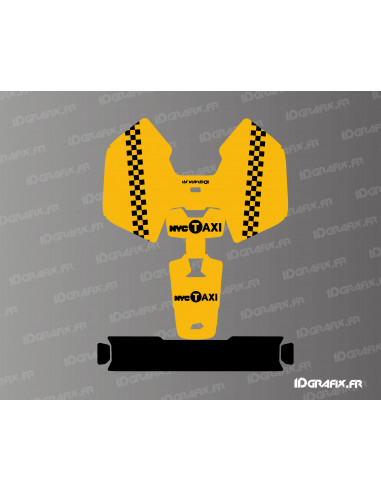 Taxi NY Edition Sticker - Mammotion LUBA Mini Lawnmower Robot - Idgrafix