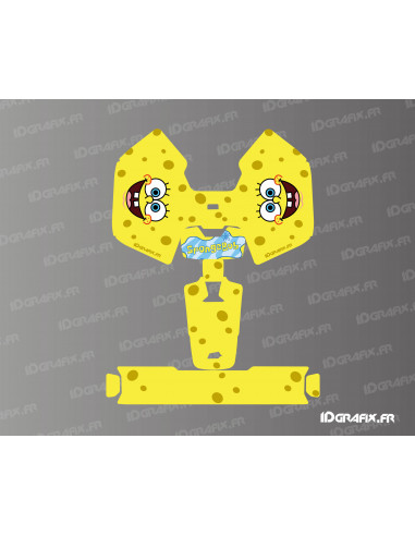 Edició d'adhesius de Bob Esponja - Mini robot tallador de gespa Mammotion LUBA - Idgrafix