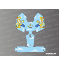 Simpson Edition Aufkleber - Mammotion LUBA Mini Rasenmäher Roboter - Idgrafix