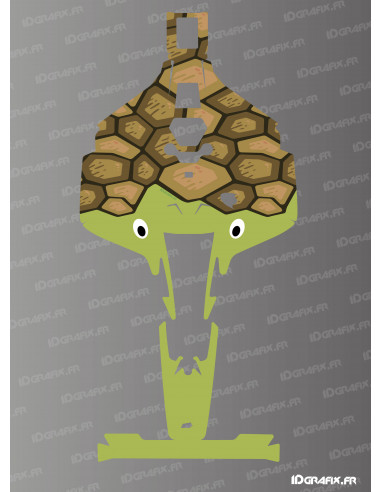 Sticker Tortue Edition - Robot de tonte Mammotion LUBA 2 X -  Idgrafix